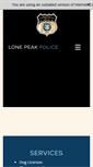 Mobile Screenshot of lonepeakpolice.com